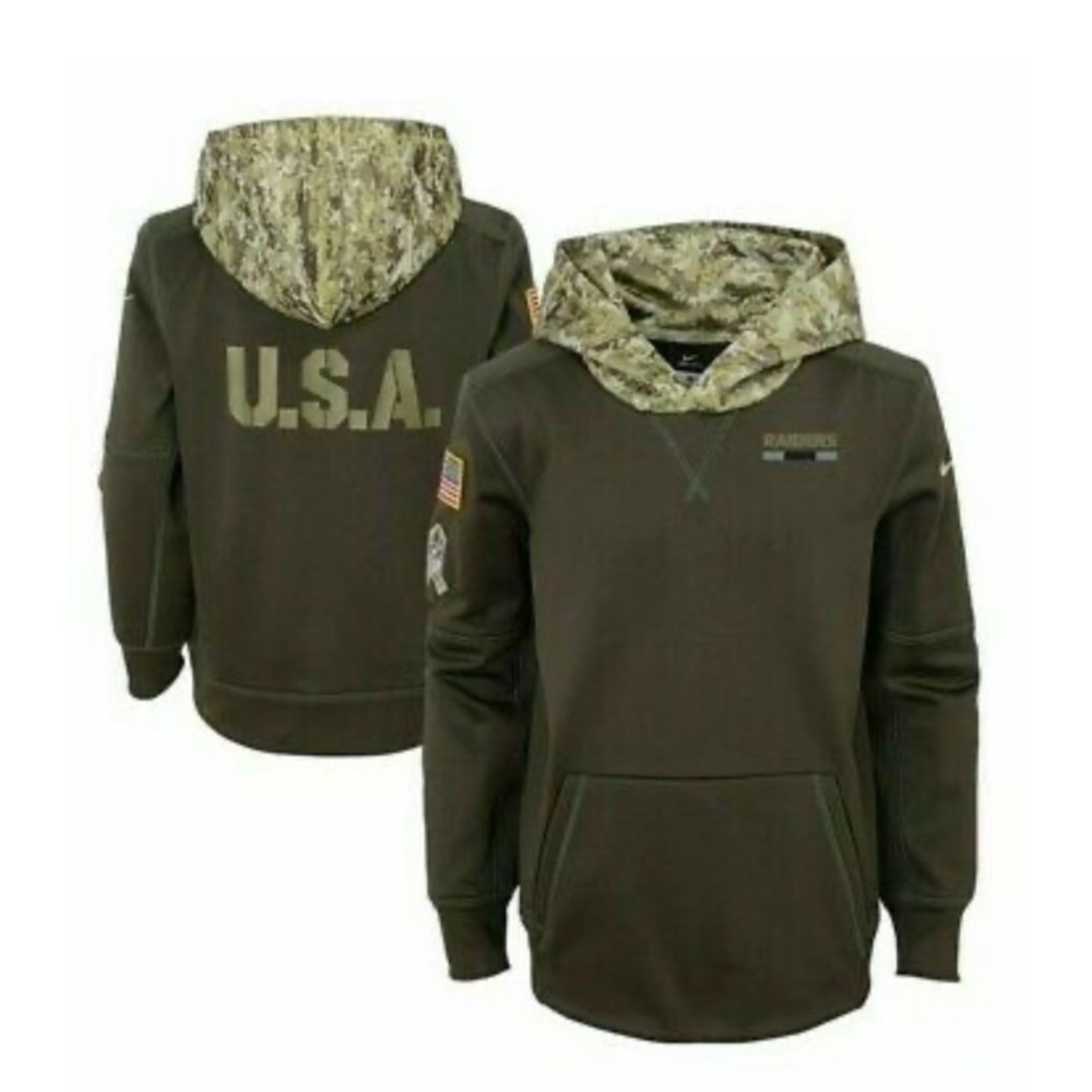 Nike Raiders Salute To Service Pullover